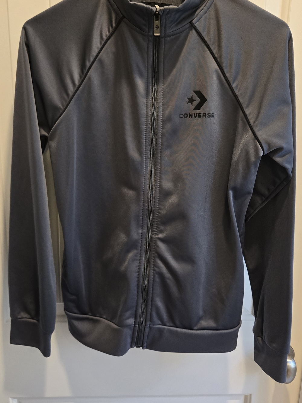 Converse Dark Gray Full-Zip Performance Jacket
